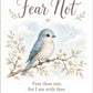 Fear Not wall art design: Fear thou not; for I am with thee. Isaiah 41:10 KJV