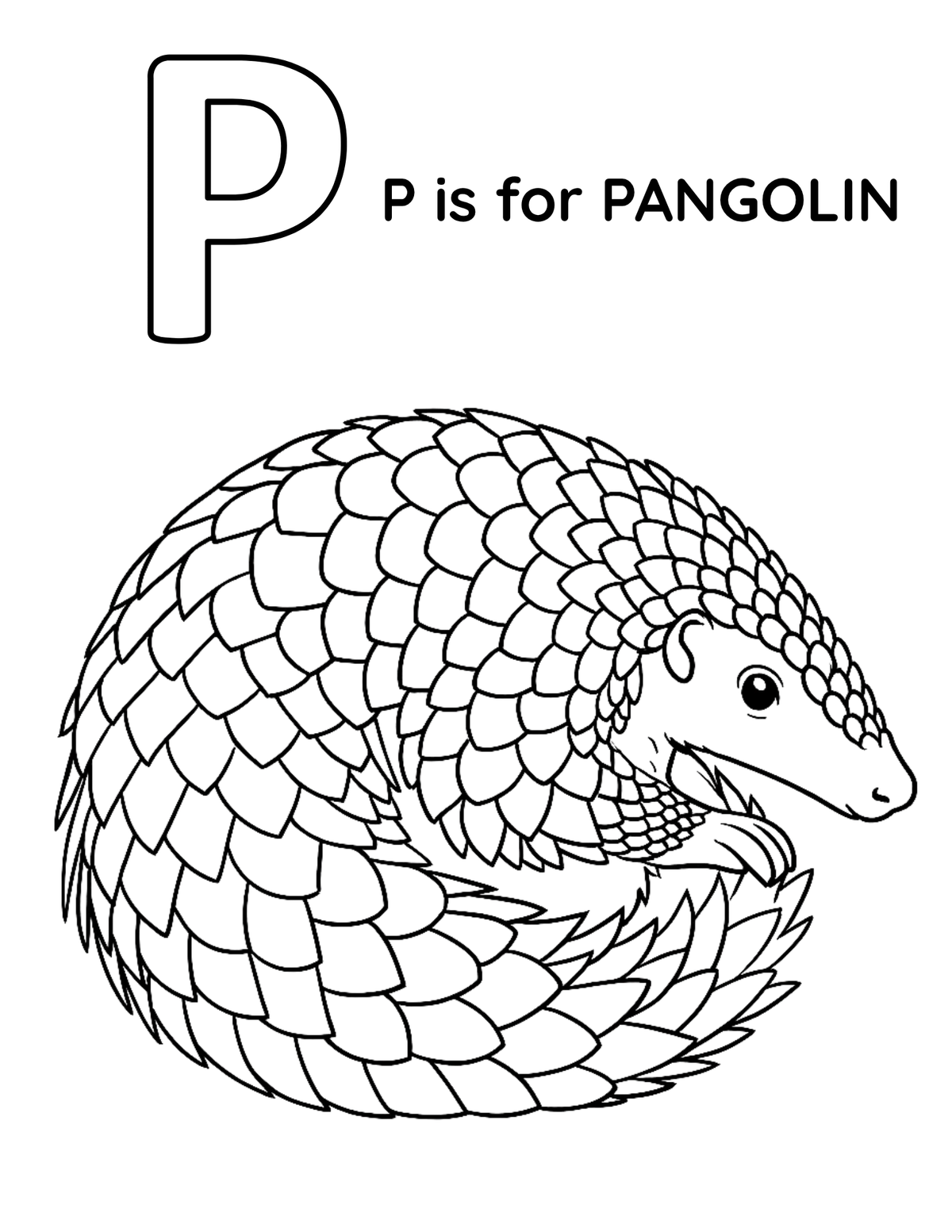 Sample page from Learn Your ABCs with Curious Creatures