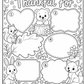 Sample coloring page from the Wonderfully Made Christian Woodland Coloring Book