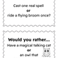 Sample question page from Would You Rather? Halloween Edition