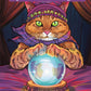 Crystal Ball Cat Coloring Book-Guiding You Through All Nine Lives