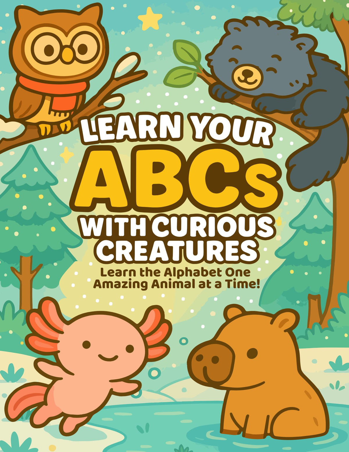 Front cover of Learn Your ABCs with Curious Creatures
