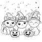 Halloween and Fall Feline Fun Cat Coloring Book