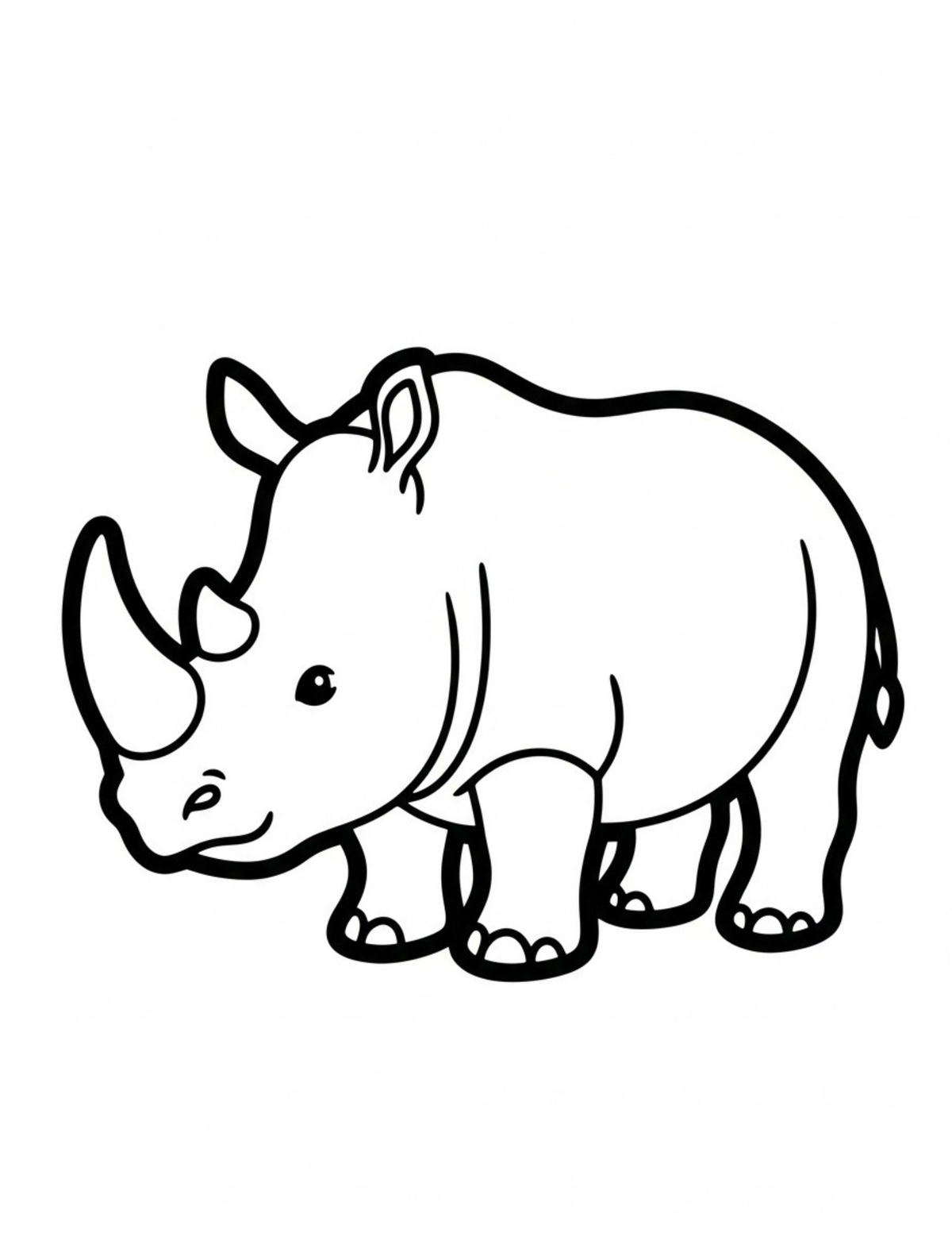 Big African Animals Coloring Book for Kids
