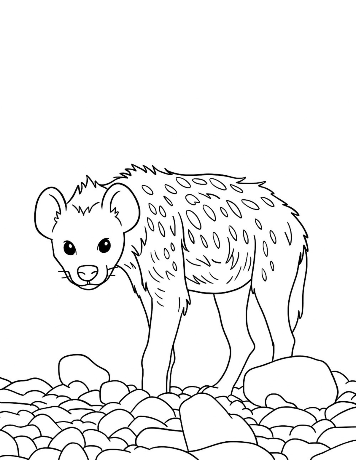 Big African Animals Coloring Book for Kids