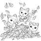 Halloween and Fall Feline Fun Cat Coloring Book