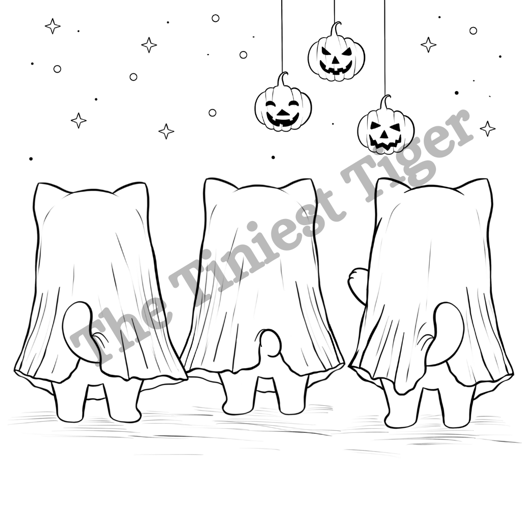 Halloween and Fall Feline Fun Cat Coloring Book