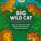 big  wild cat coloring book for kids featuring lions tigers leopards wildlife educational activity book