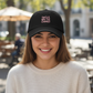 Focus on the Good Dad Hat – Floral Inspirational Adjustable Baseball Cap