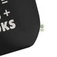 JOY = CATS + BOOKS Tote Bag, Library Tote Bag for Book Lovers, Cat Lover Gift, Reader Gift