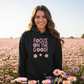 Positive Mindset Hoodie- Floral Graphic Focus on the Good