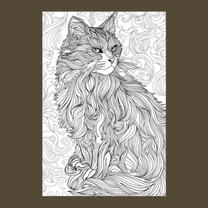 Cat Patterns Coloring Book