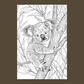 Koala Coloring Book for Kids and Adults