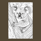 Koala Coloring Book for Kids and Adults