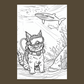 Curious Cats Under the Sea Coloring Book
