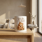 You Are So Loved Mama Bear Mug – 11 oz white glossy mug, handle on right